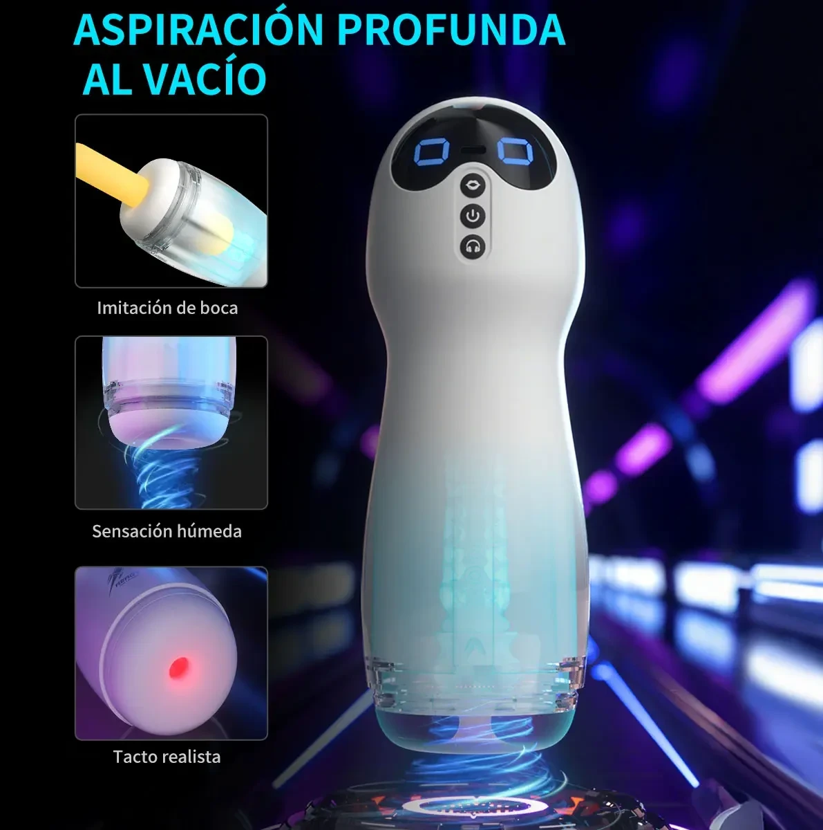 Copa Masturbadora Recargable 3