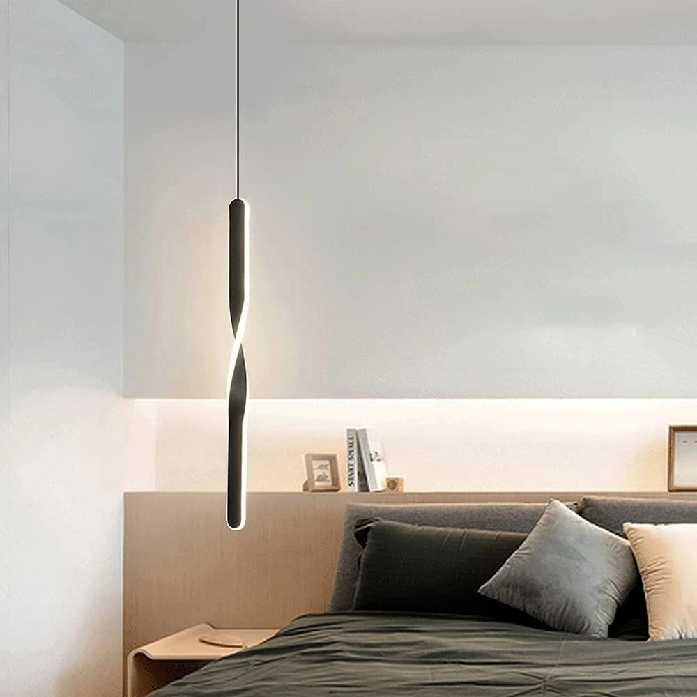 LAMPARA COLGANTE LED URBANA NEGRA 10W  3