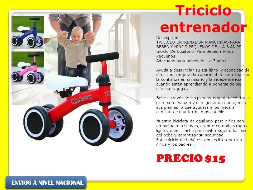 Triciclo entrenador  2