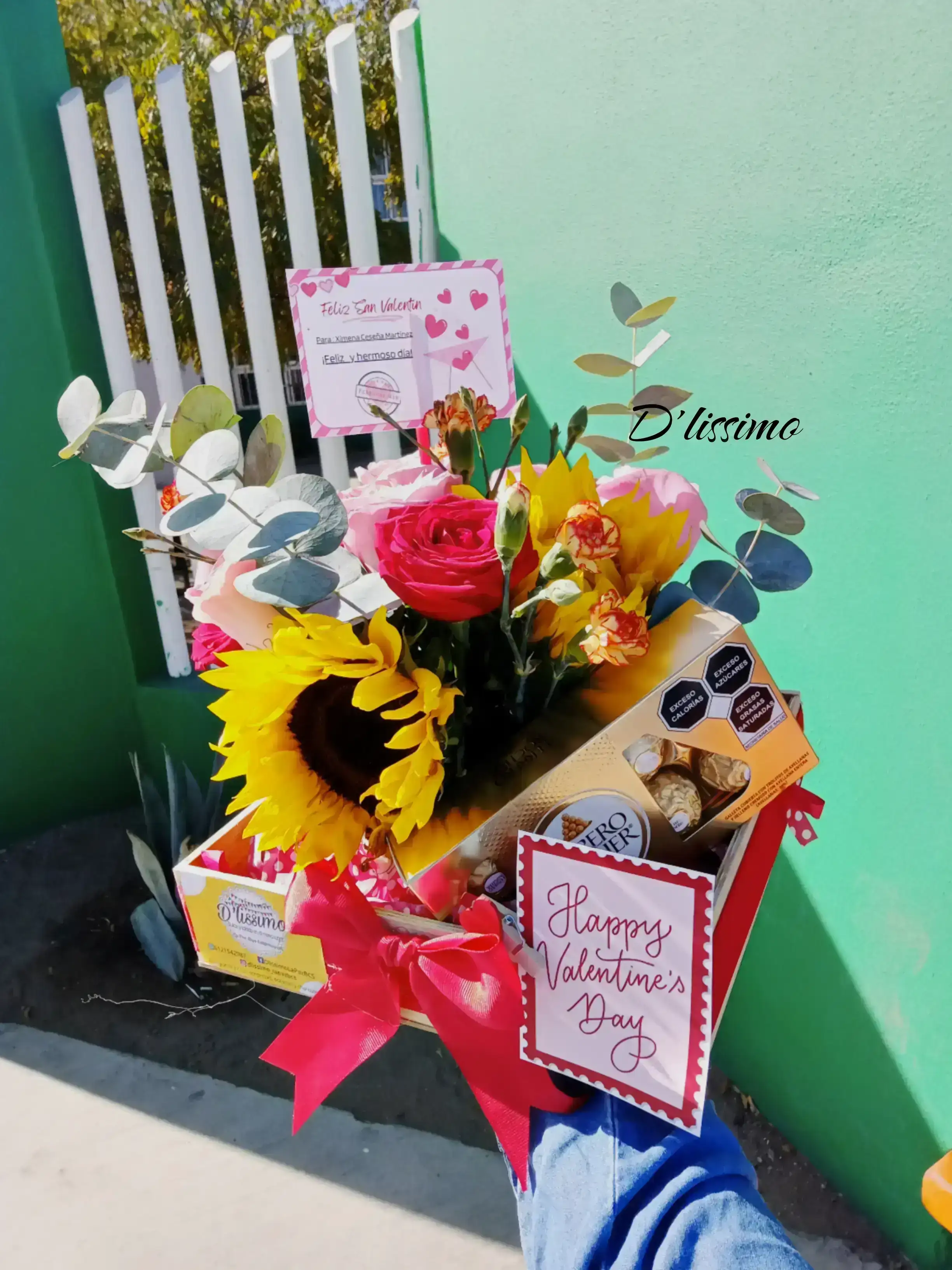 Rosas/girasoles/Ferrero Rocher  2