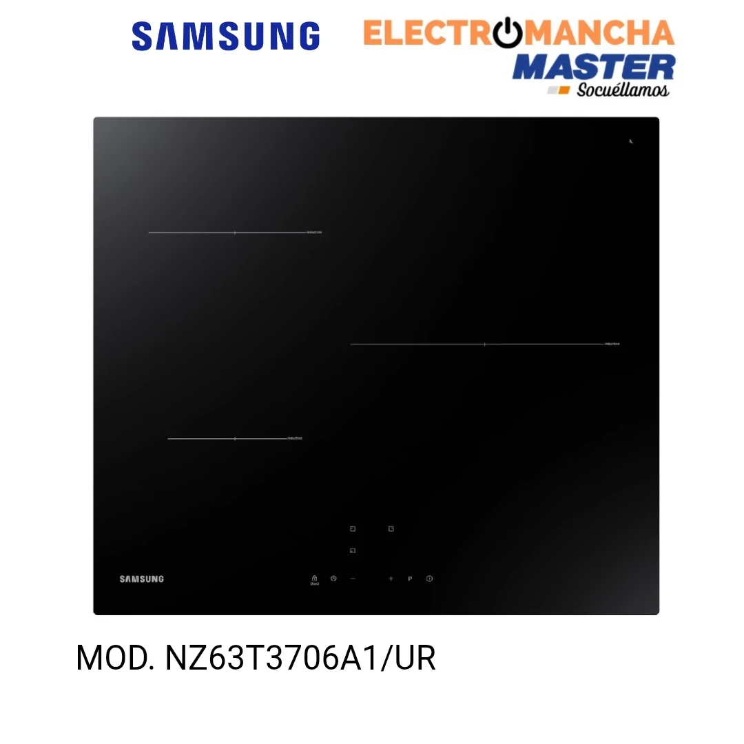 ENCIMERA INDUCCION SAMSUNG NZ63T3706A1/UR 3 FUEGOS 