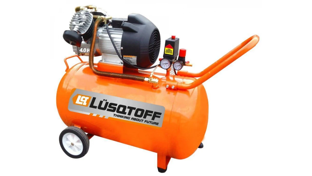 Compresor 4hp 100 litros bicilíndrico lusqtoff