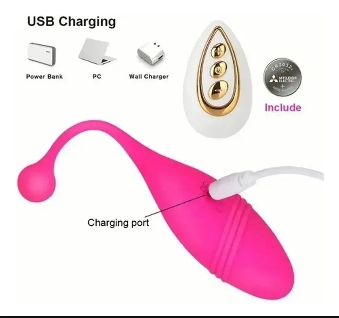 Vibrador flexible control remoto ROSA 4