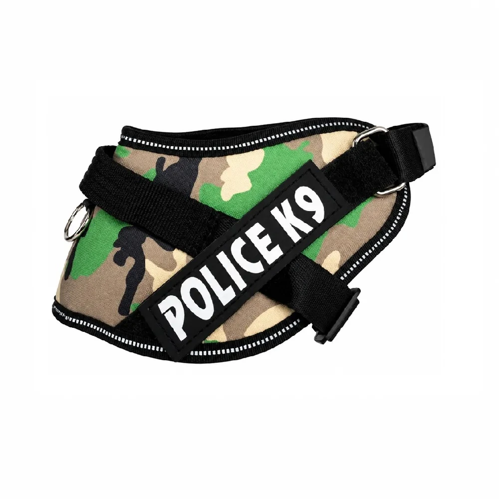 Pechera anti tirones Police K9 color camuflado