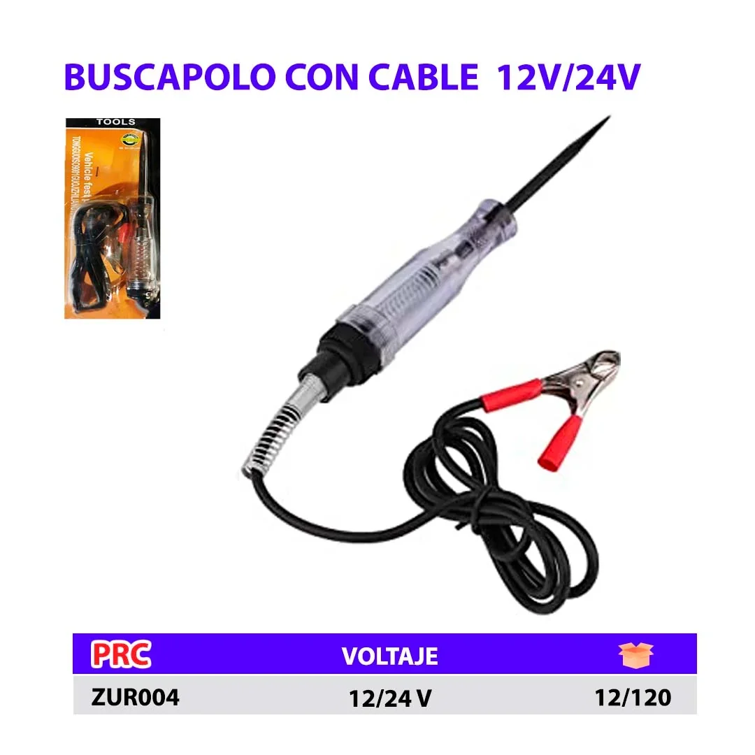 BUSCAPOLO C/CABLE ECO 12V/24V 