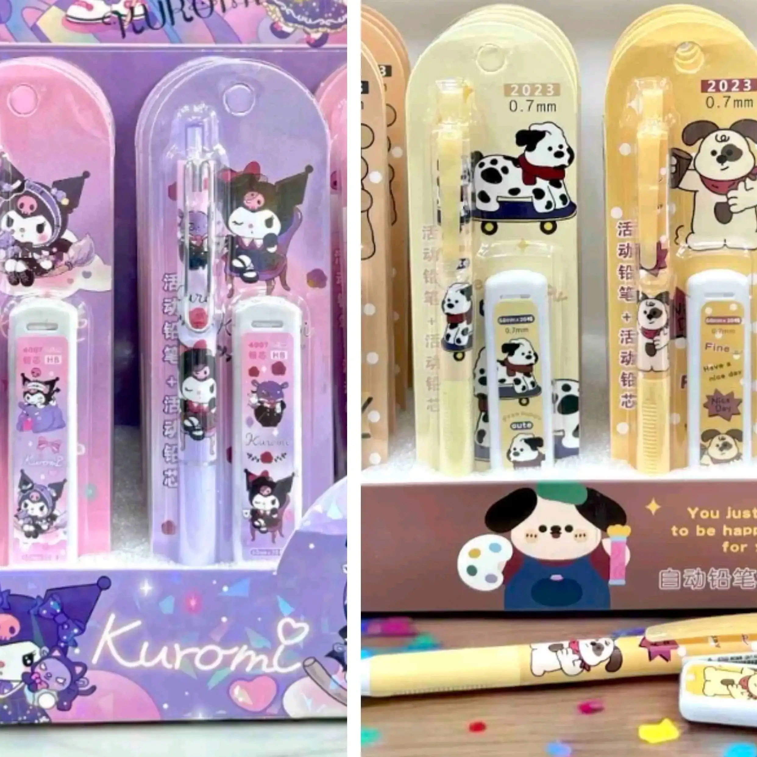 Portaminas con Repuesto Perrito - Kuromi