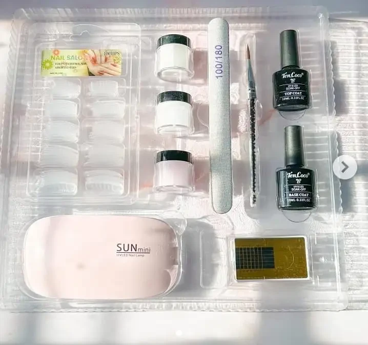 super combo de uñas acrilicas 