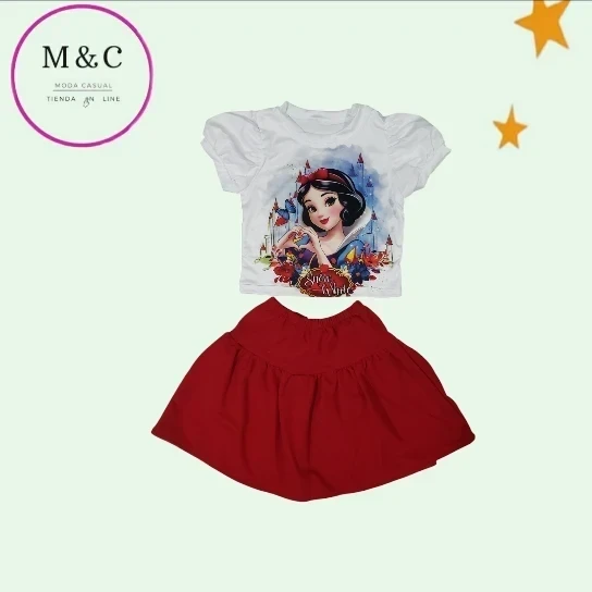 Conjunto T- G falda y blusa  4