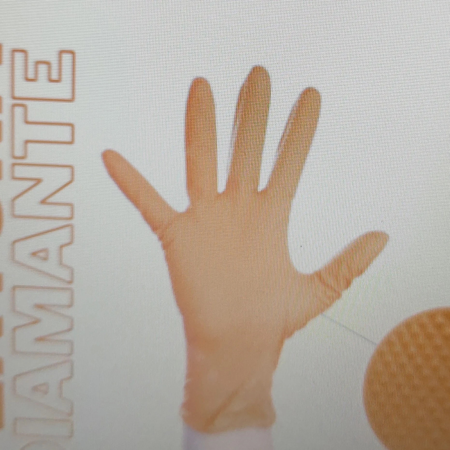 CAJA DE GUANTES NITRILO NARANJA TEXTURADOS X50U. 3