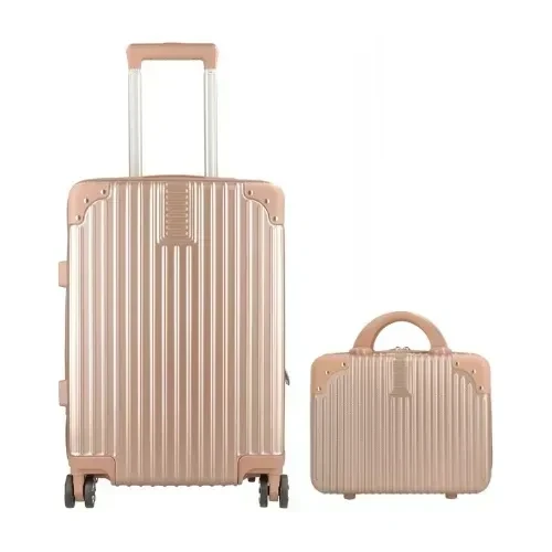 SET VALIJA CARRY ON 18" + NECESER BEAUTY RIGÍDO