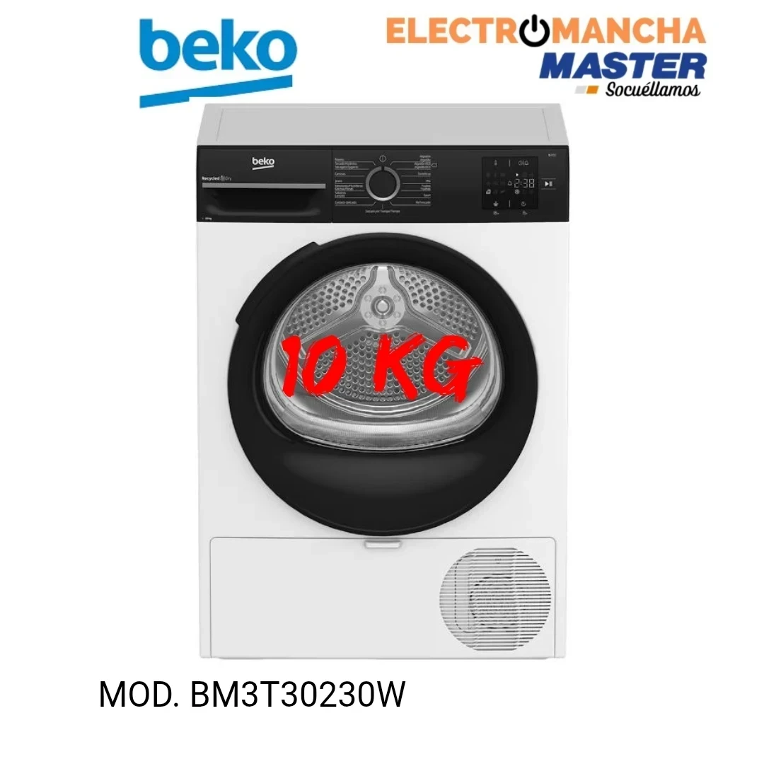 SECADORA BEKO BM3T30230W 10 KG. BOMBA DE CALOR 