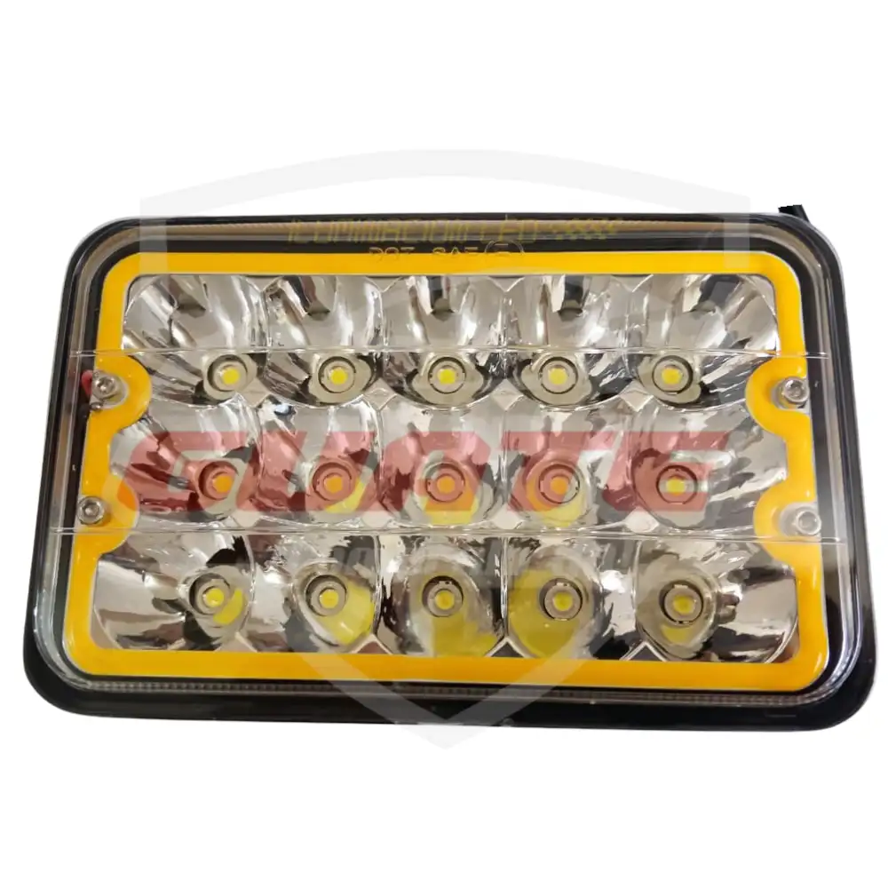 SILVINES LED 4X6 DRL AMARILLO 2