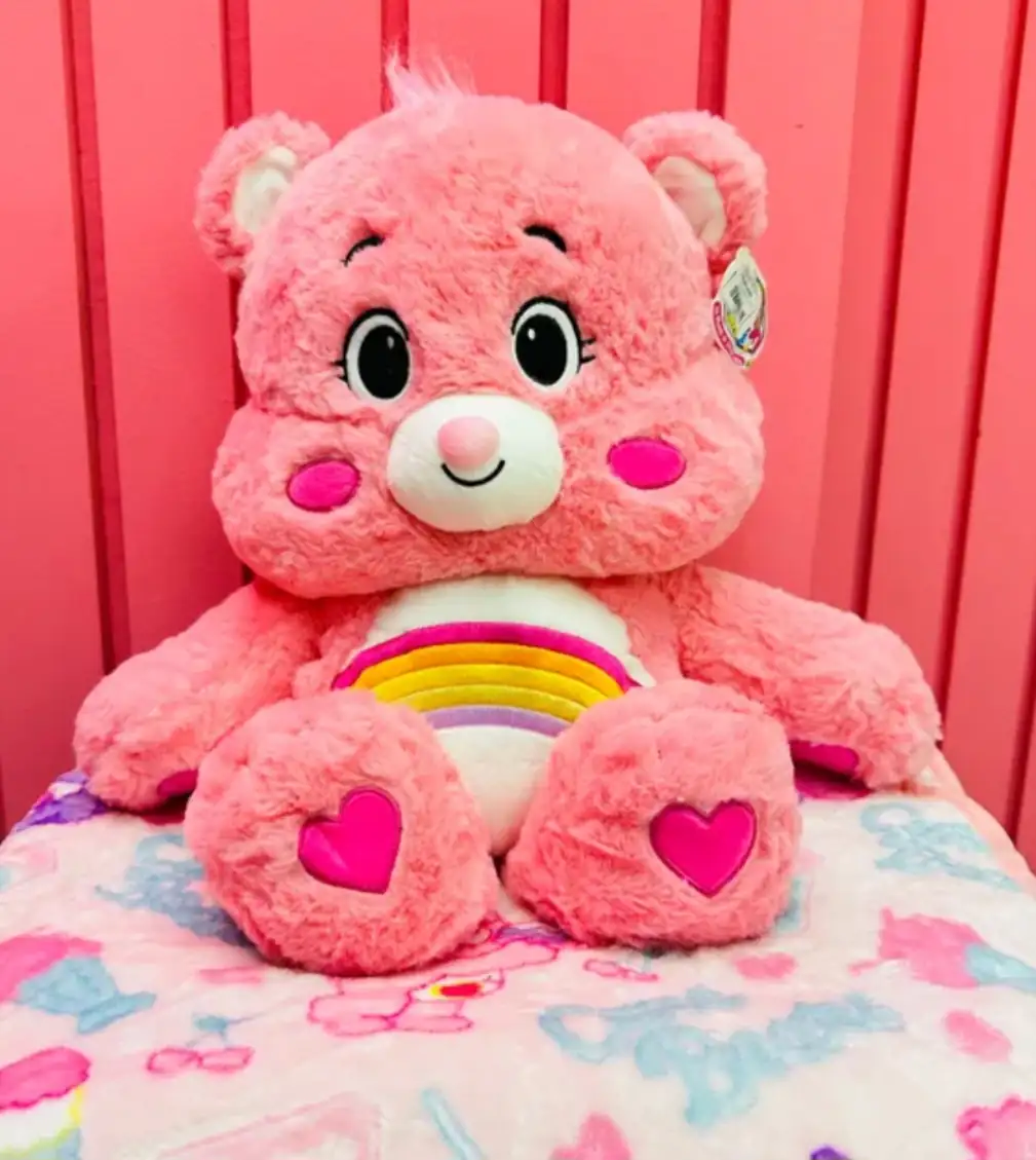 Peluche cojin cobija de oso cariñosito 3