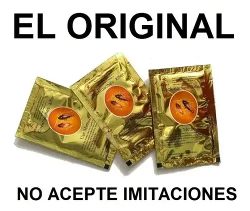 Mata Cucarachas Original Empaque Dorado