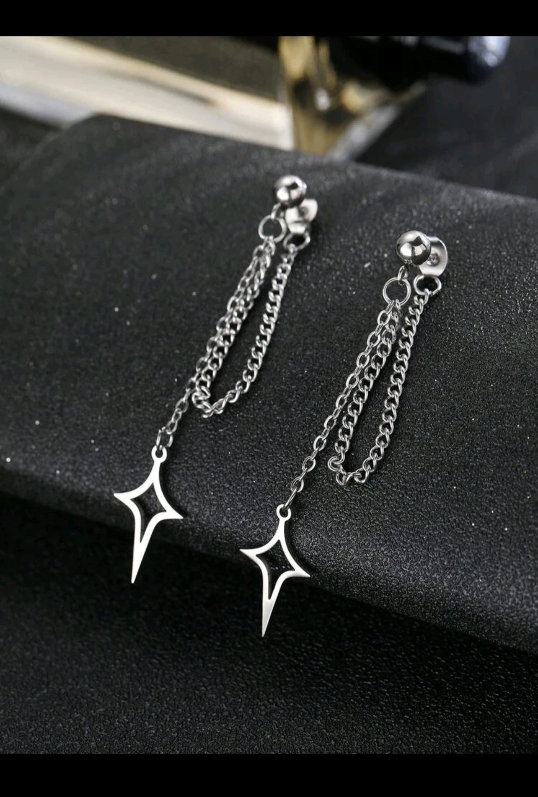 Pendientes colgantes diseño de estrella 💫 3