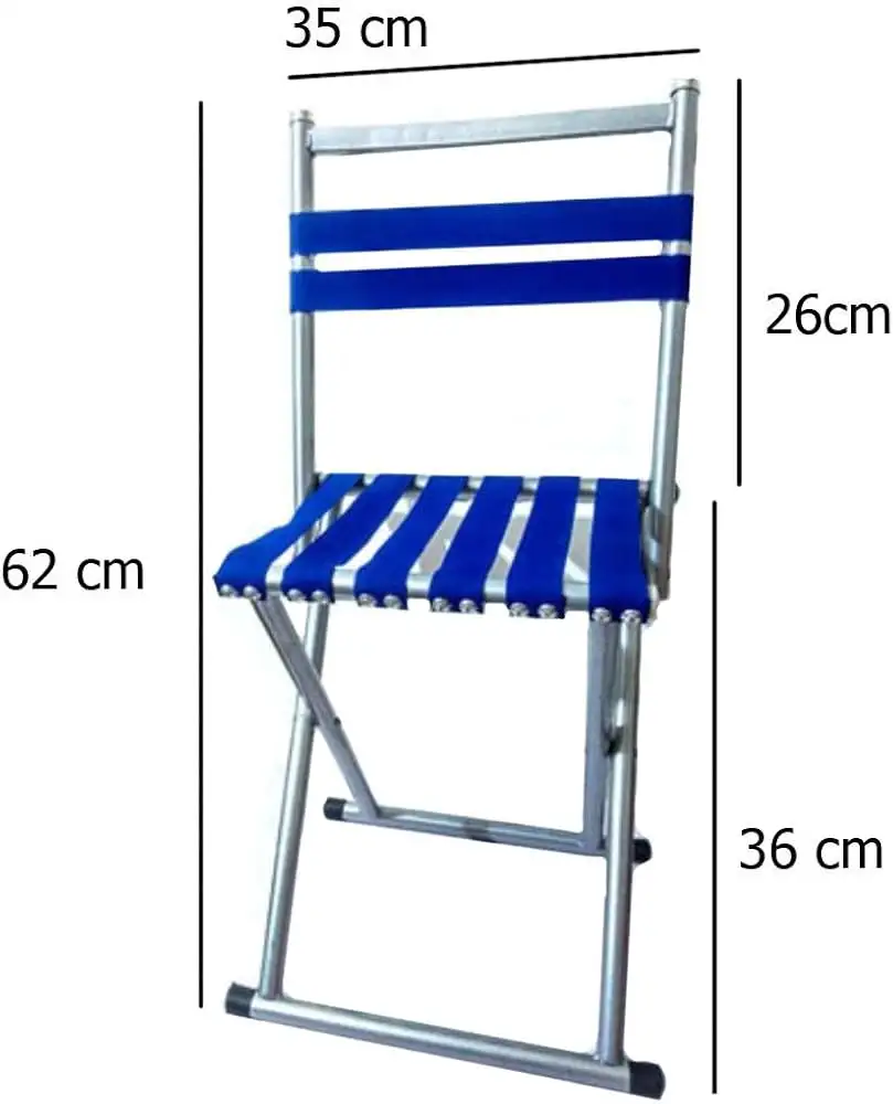 SILLA PLEGABLE DE ALUMINIO 
