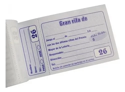 TALONARIO RIFA 