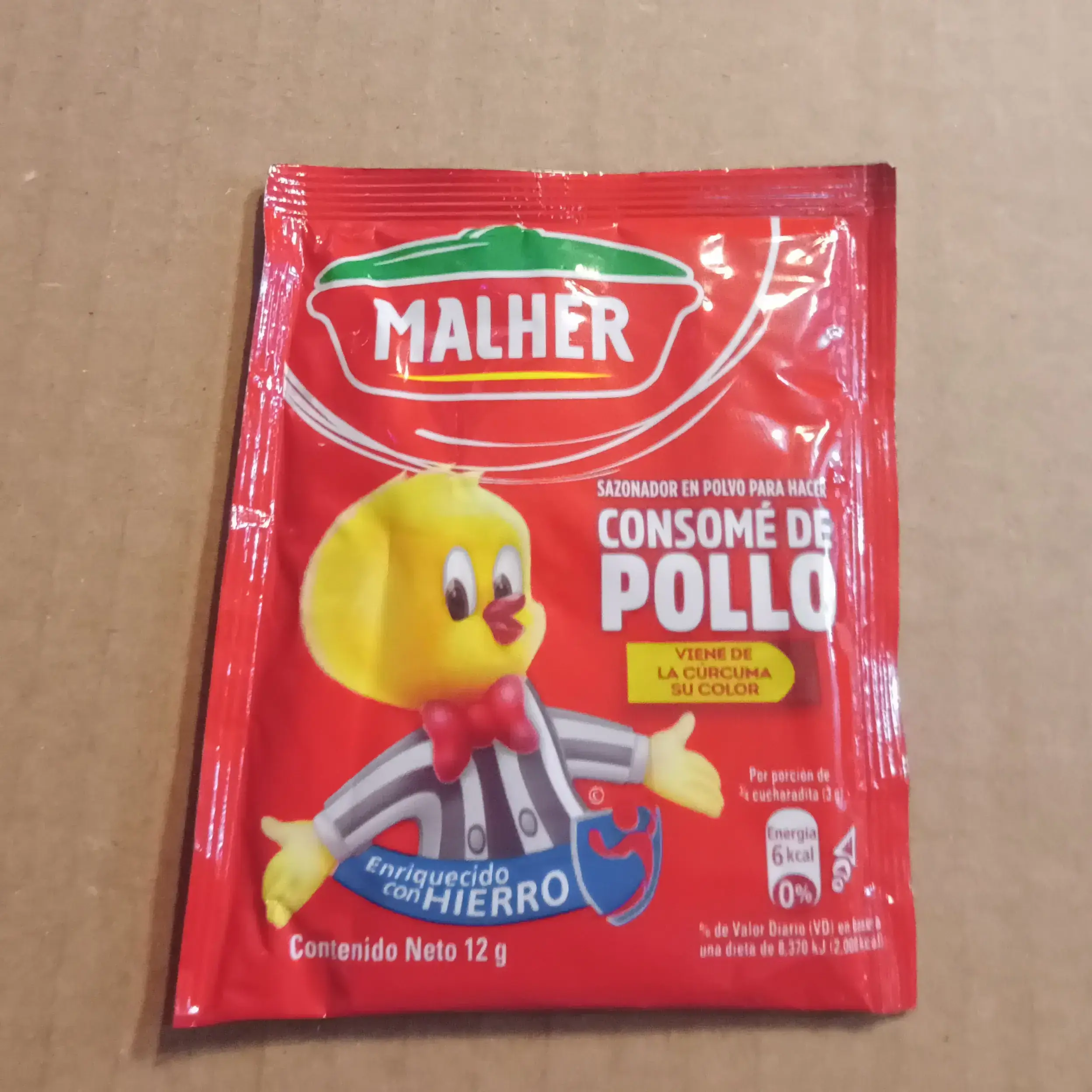 Malher consomé de pollo 12 g 
