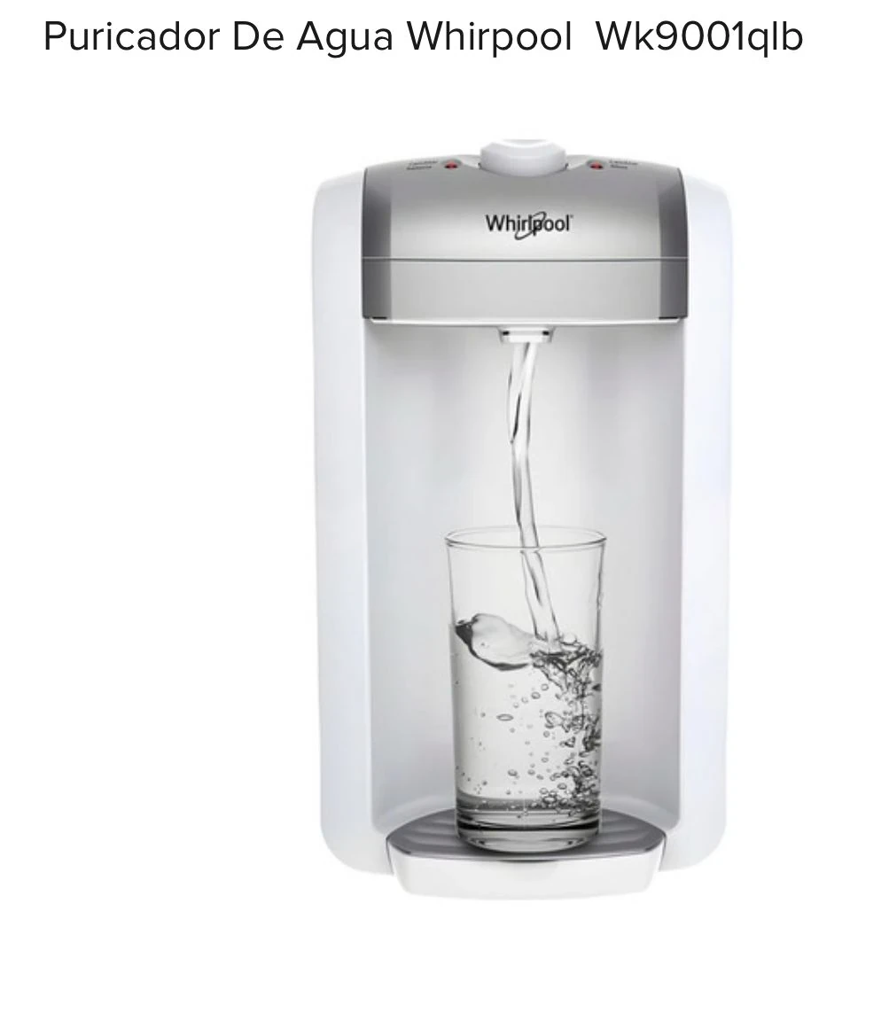 PURIFICADOR DE AGUA WHIRLPOOL