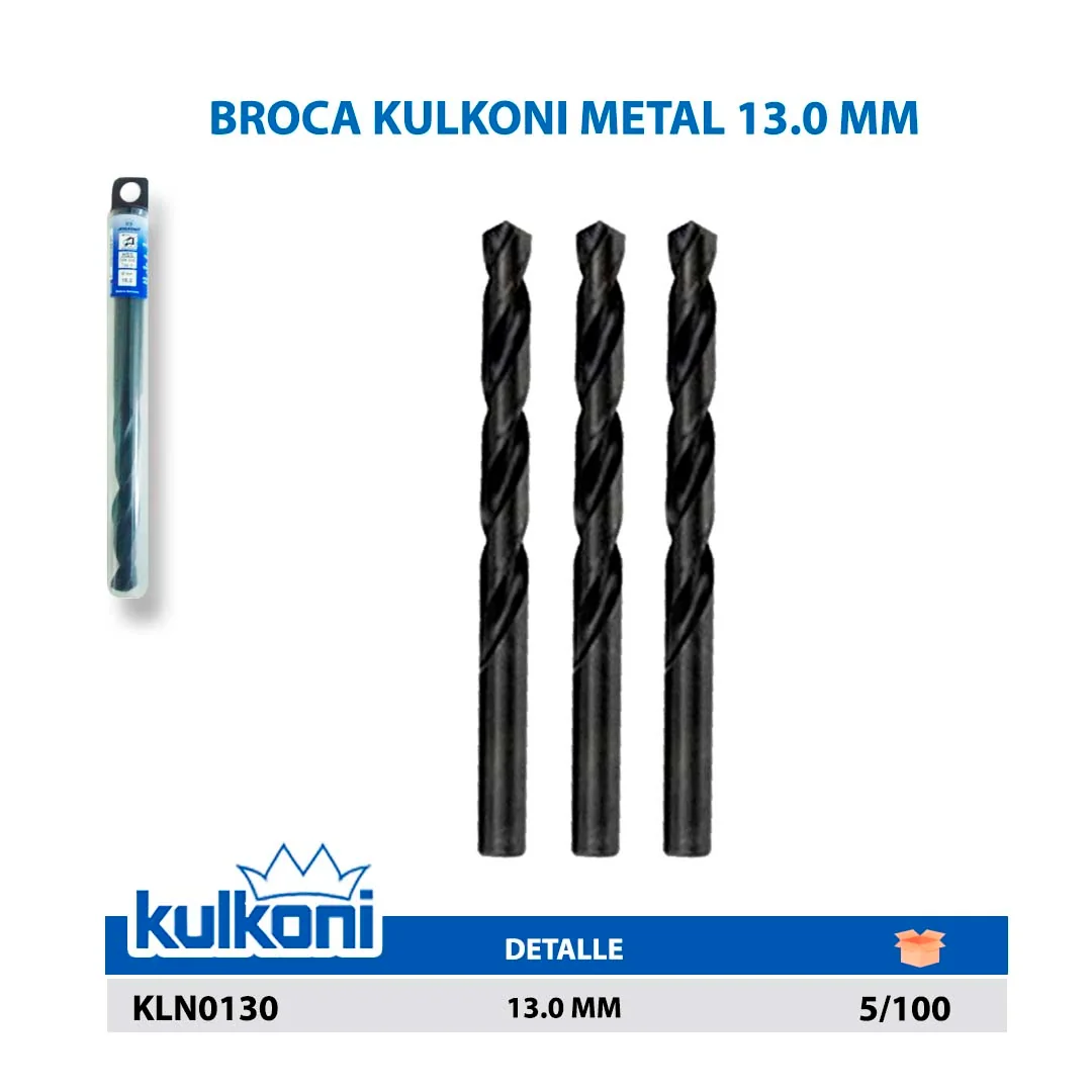 BROCA KULKONI METAL 13.0 MM