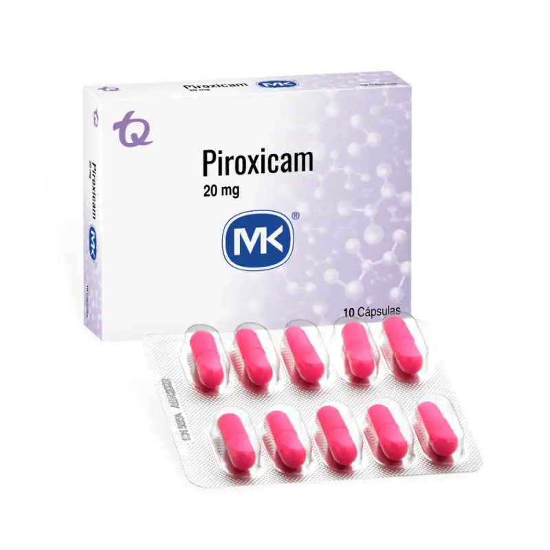 PIROXICAM 20 MG X 10 CAPS 