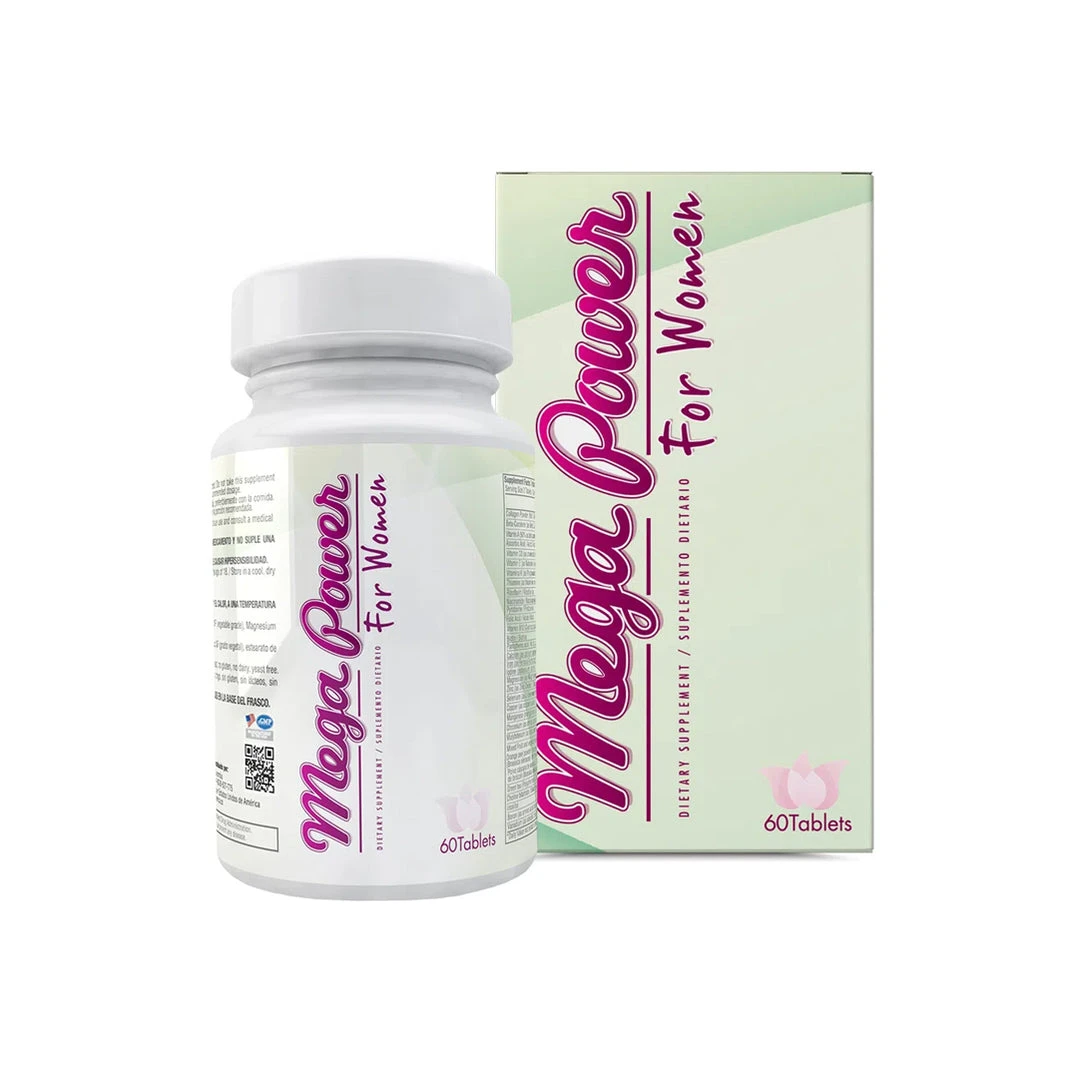 Mega Power Multivitamínico para Mujer 60 Tabletas Healthy America