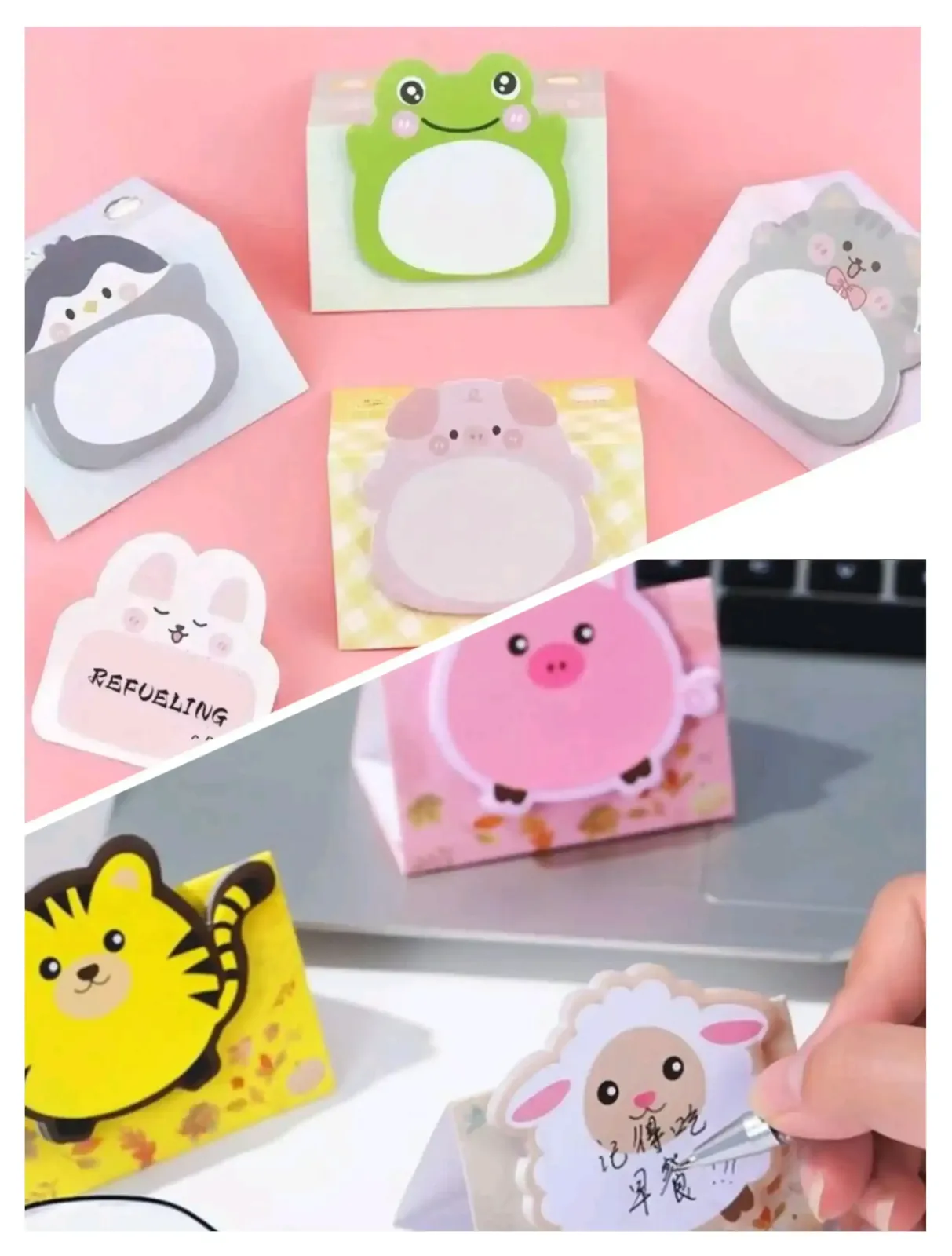 Post It Animalitos de Colores Kawaii x 20 hojas 4