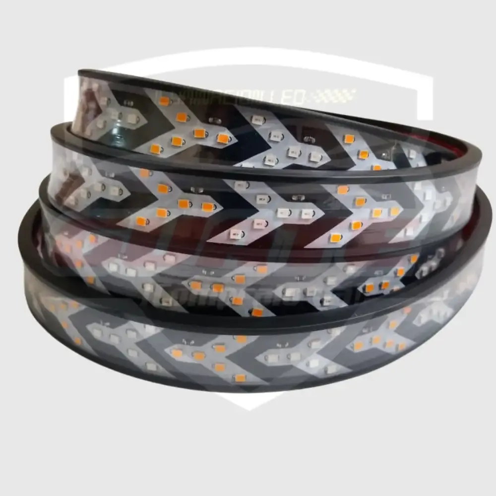 TIRA LED TRASERA O DE BAUL AZUL/AMARILLO  2