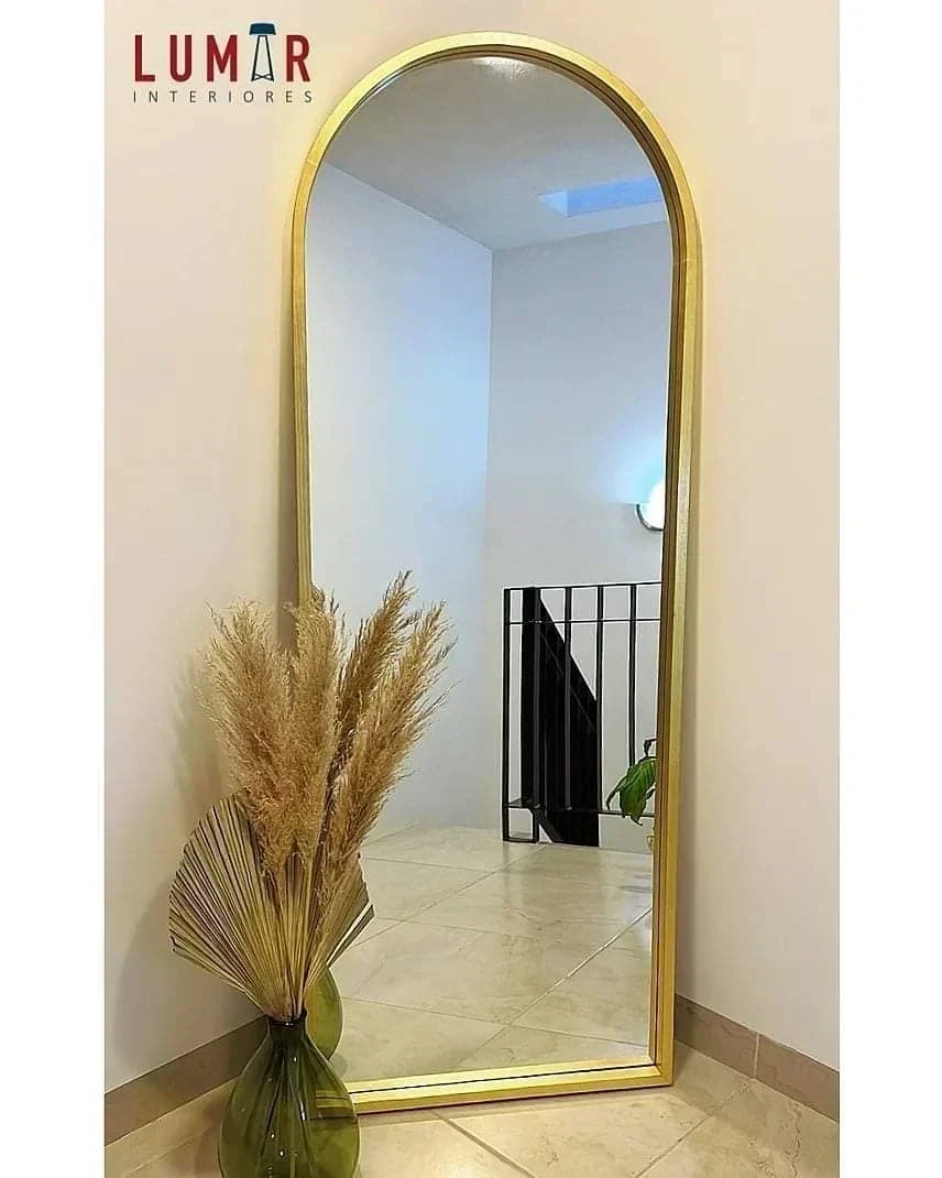 Espejo ESMERALDA 180*70 cm HOJA DE ORO 3