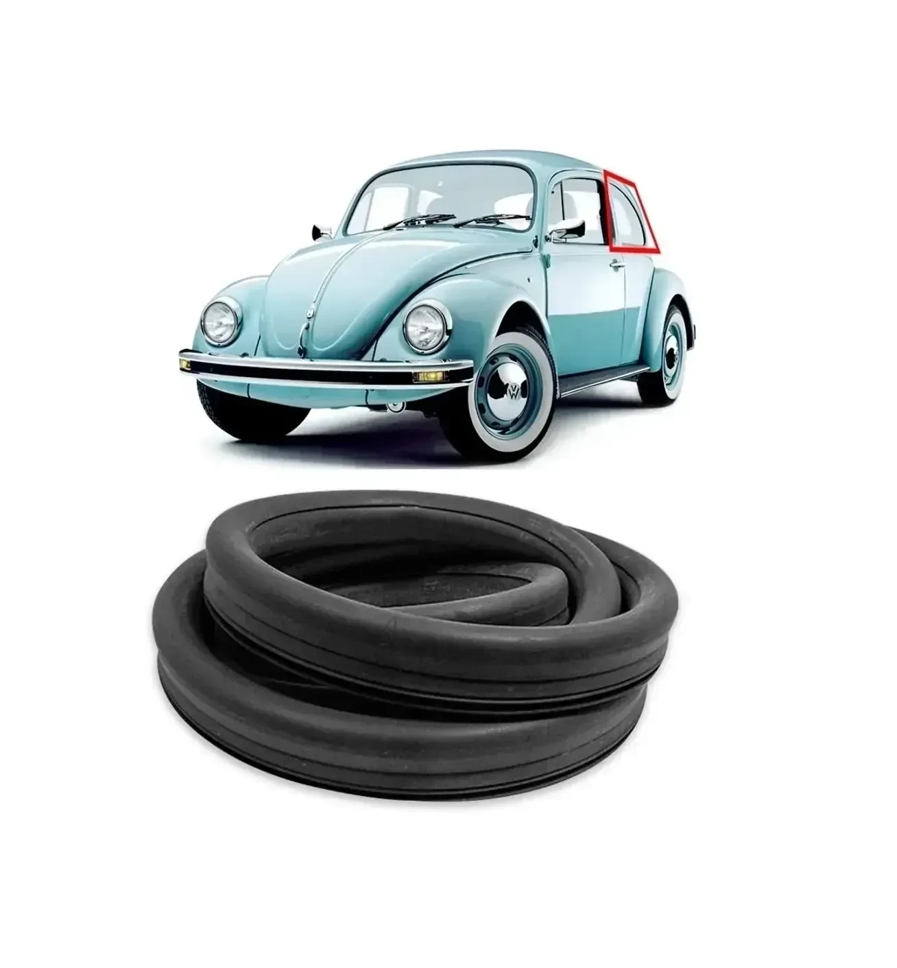  Goma Vidrio Lateral (Fijo) Fusca 1967-1996 / 163227