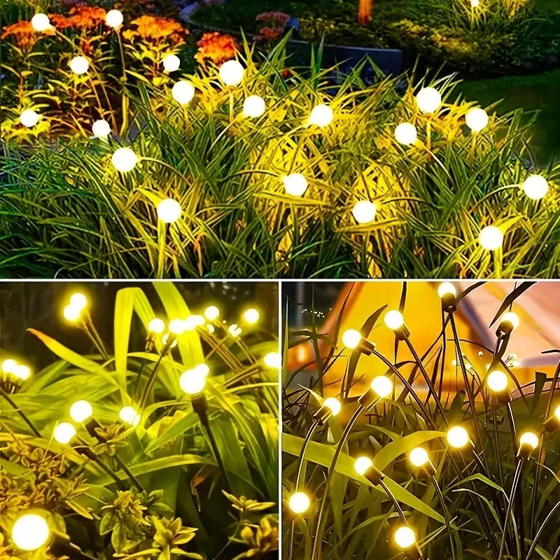 Luces decorativas de luciérnaga solares