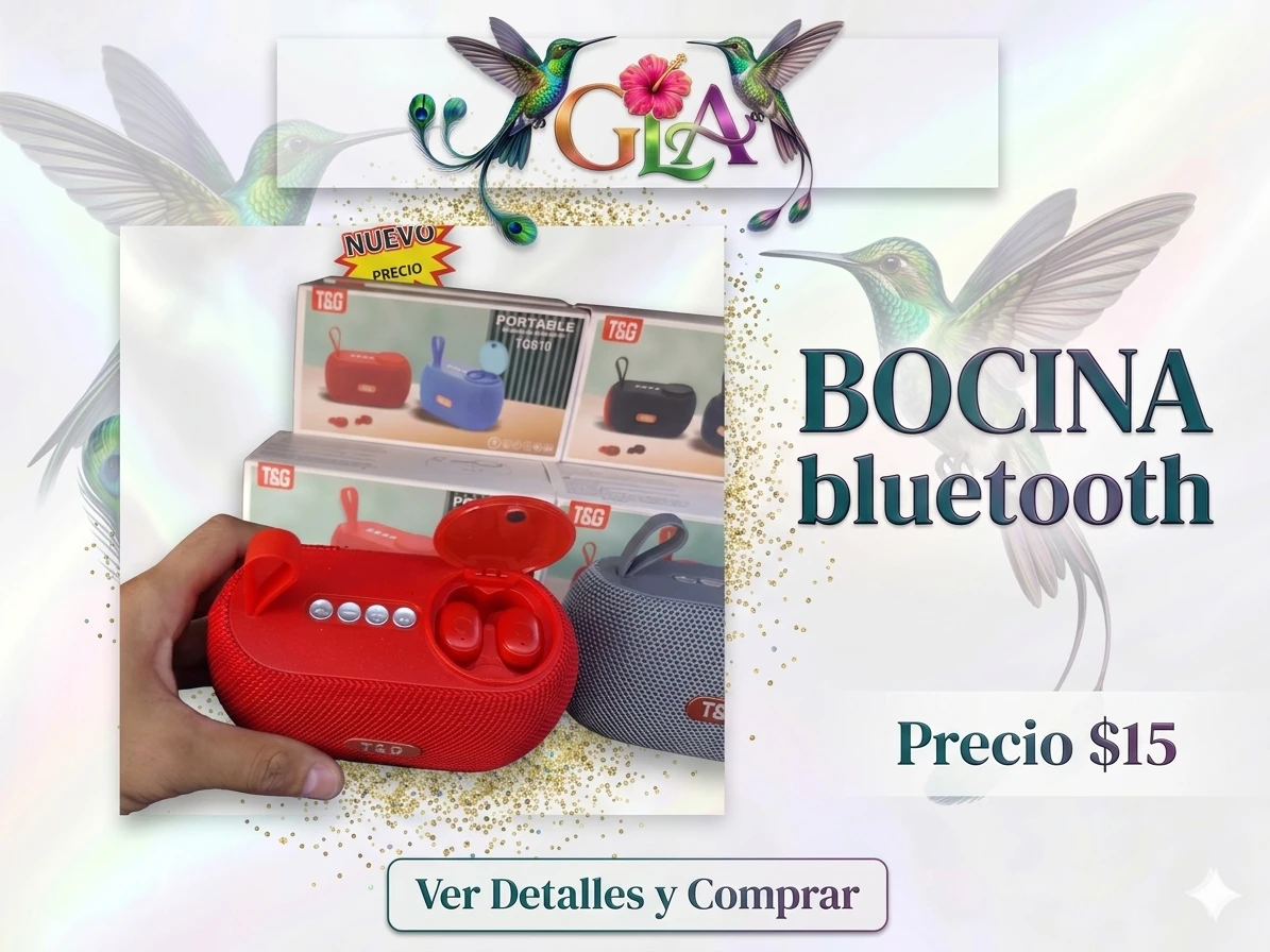 Bocinas T&G con audifonos