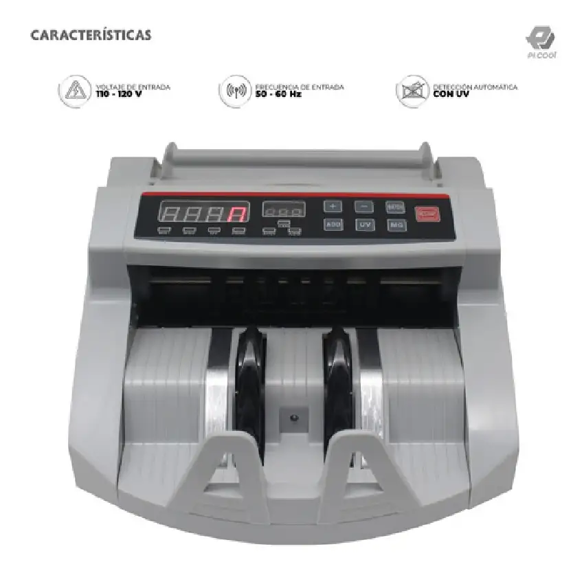 Contadora de billetes. Detector de billetes falsos 2