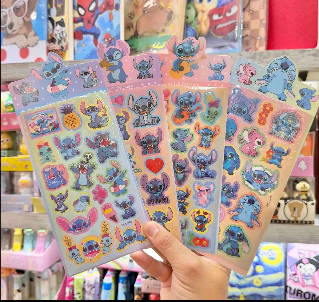 Stickers Stitch Lámina 