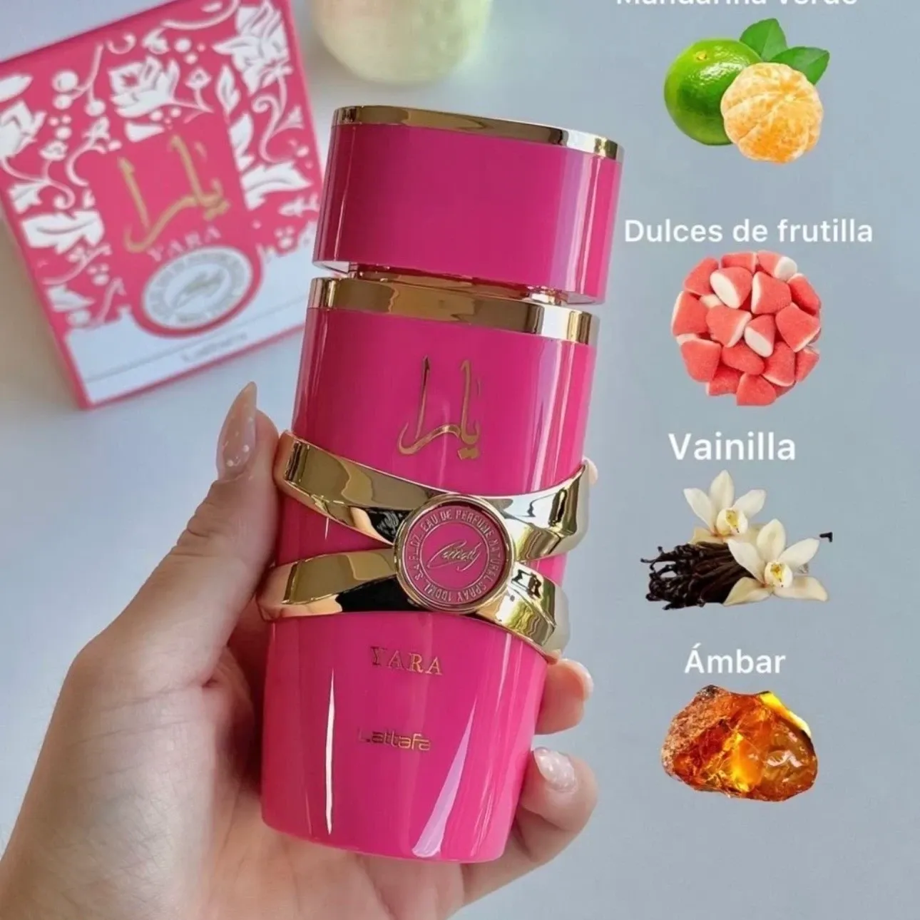 1.1 - Yara Candy Lattafa Perfume de bolsillo 10ml - Mujer 2