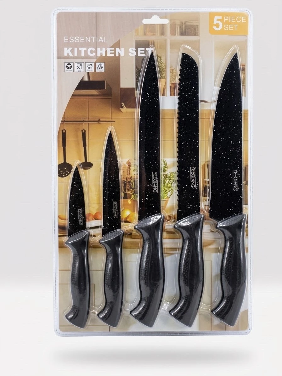 SET DE 5 cuchillos premium  2