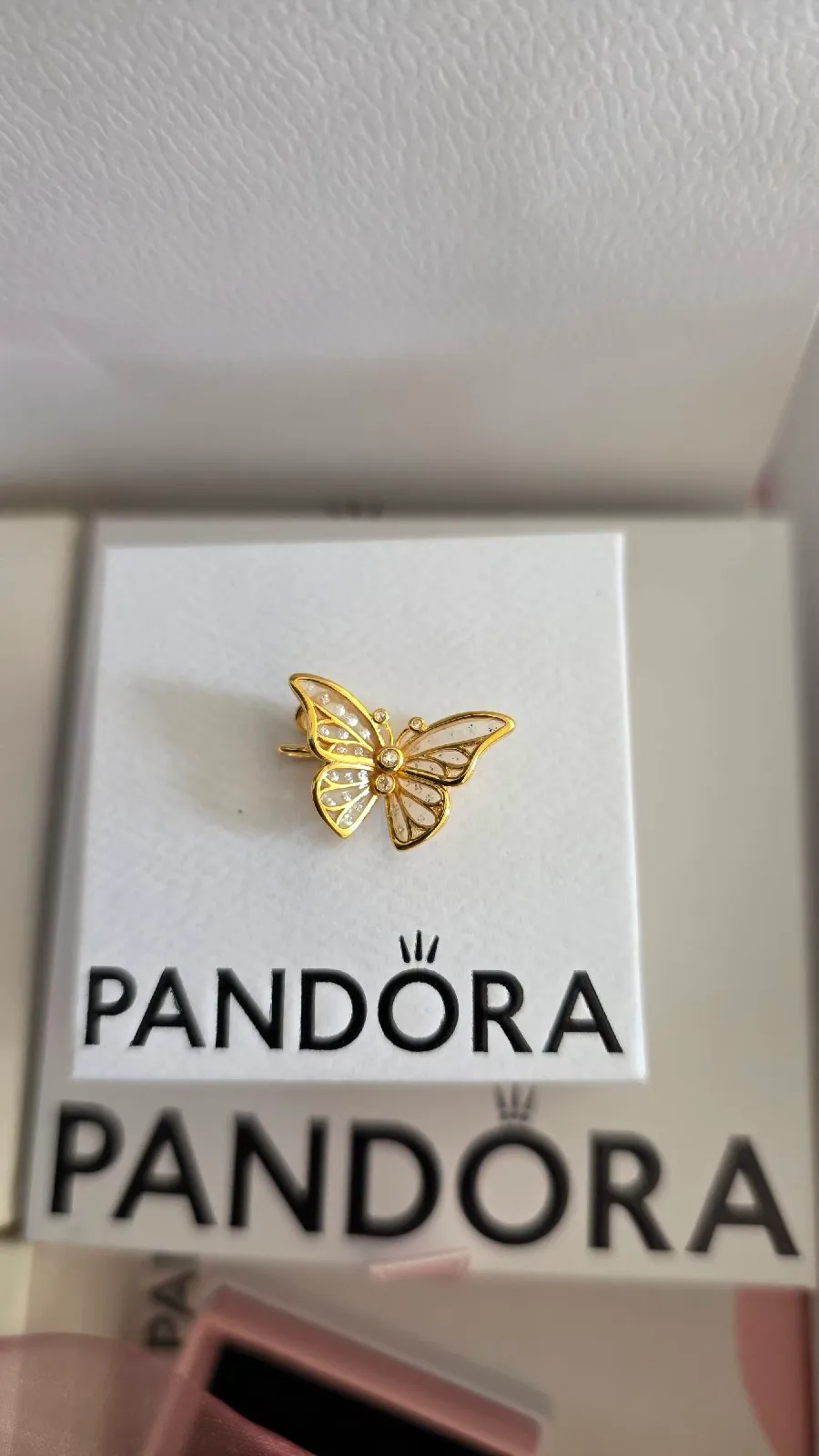 PANDORA 14k Gold Oversized Butterfly Openwork 3