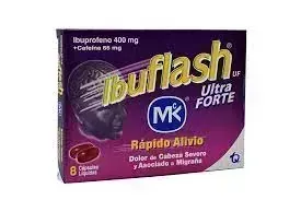 IBUFLASH ULTRA FORTE CJA X 8 CAP LIQ TQ