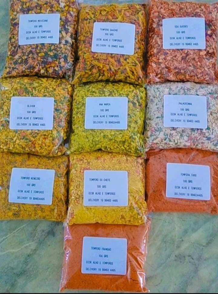 KIT MASTER CHEF 1KG 10 PACOTES 100GR