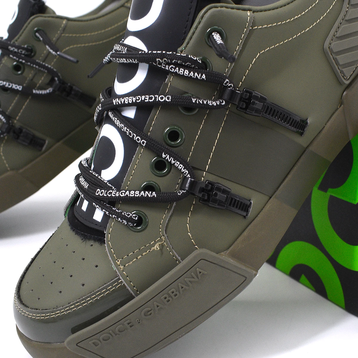 Dolce & Gabbana Portofino Verde Militar Correa negra 2