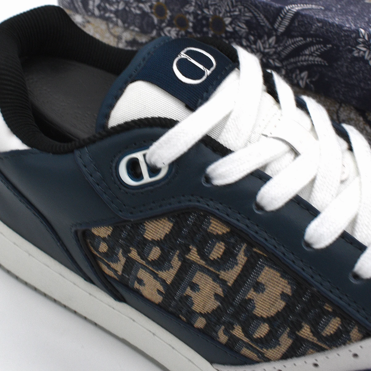 Dior B27 Azul Bajo Crema Dior Gris Beige Negro Dior Oblique Jacquard 5