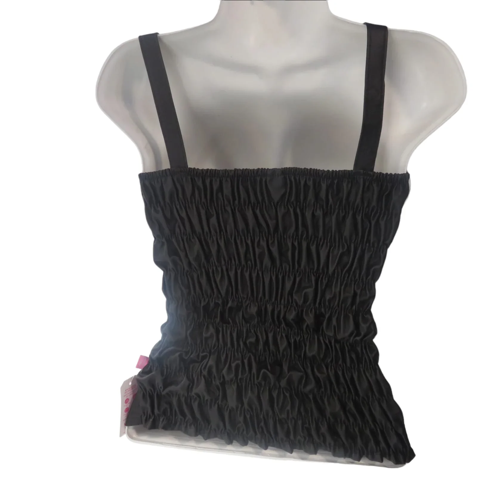 Crop top vinil 3 hebillas 2