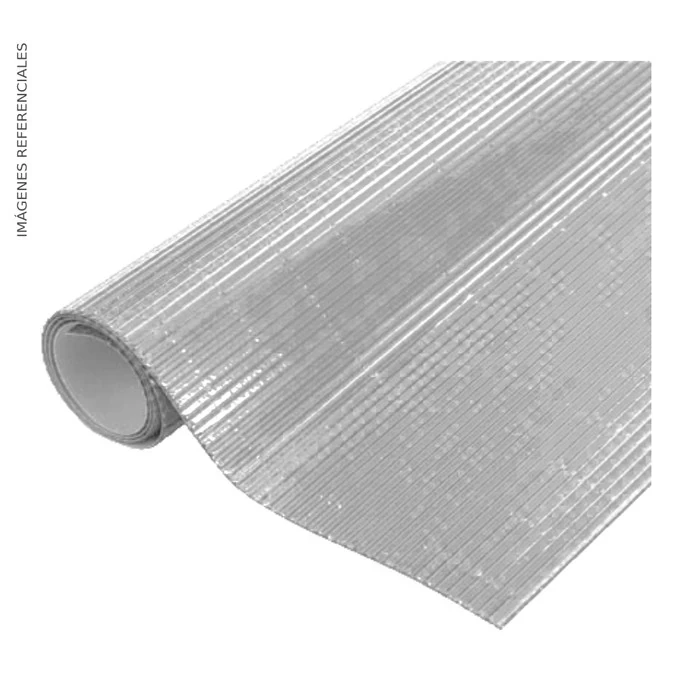 Corrugado plata pliego metalico 