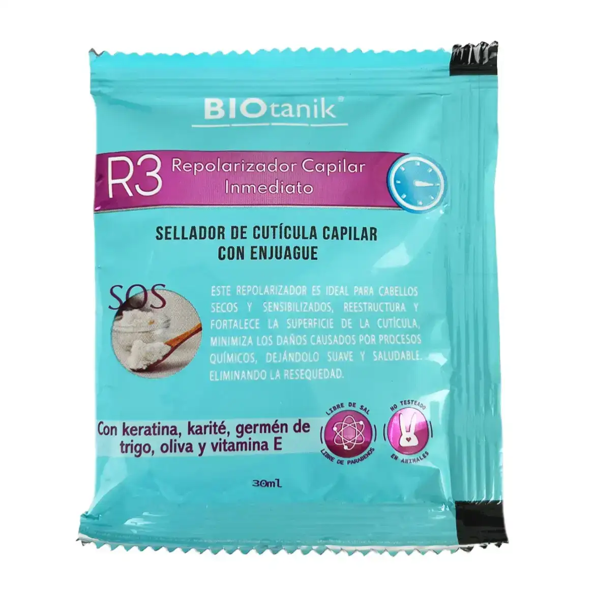 Sachet Repolarizador Capilar 30ml Biotanik