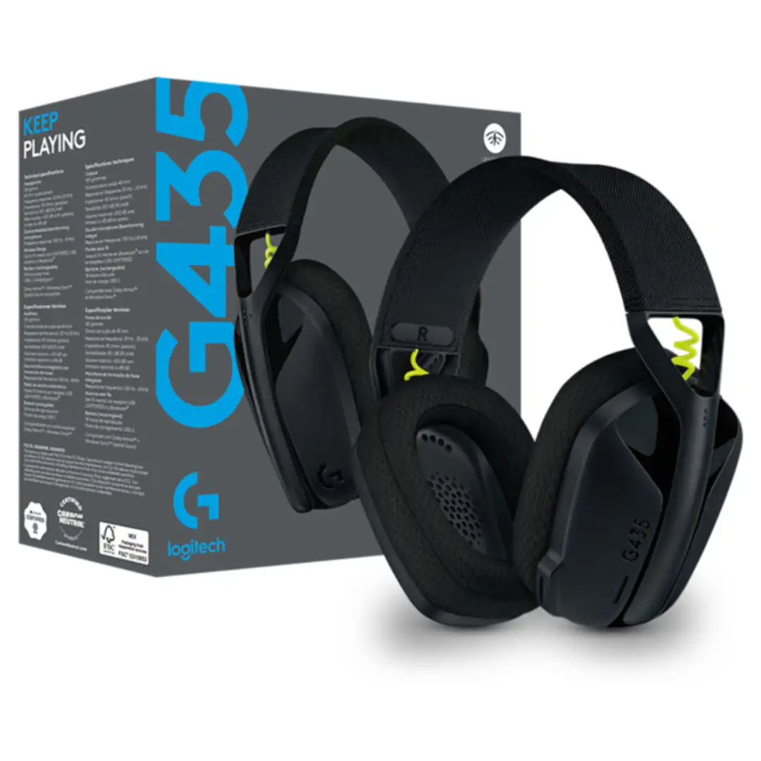 Logitech G435 negro inalámbricos 