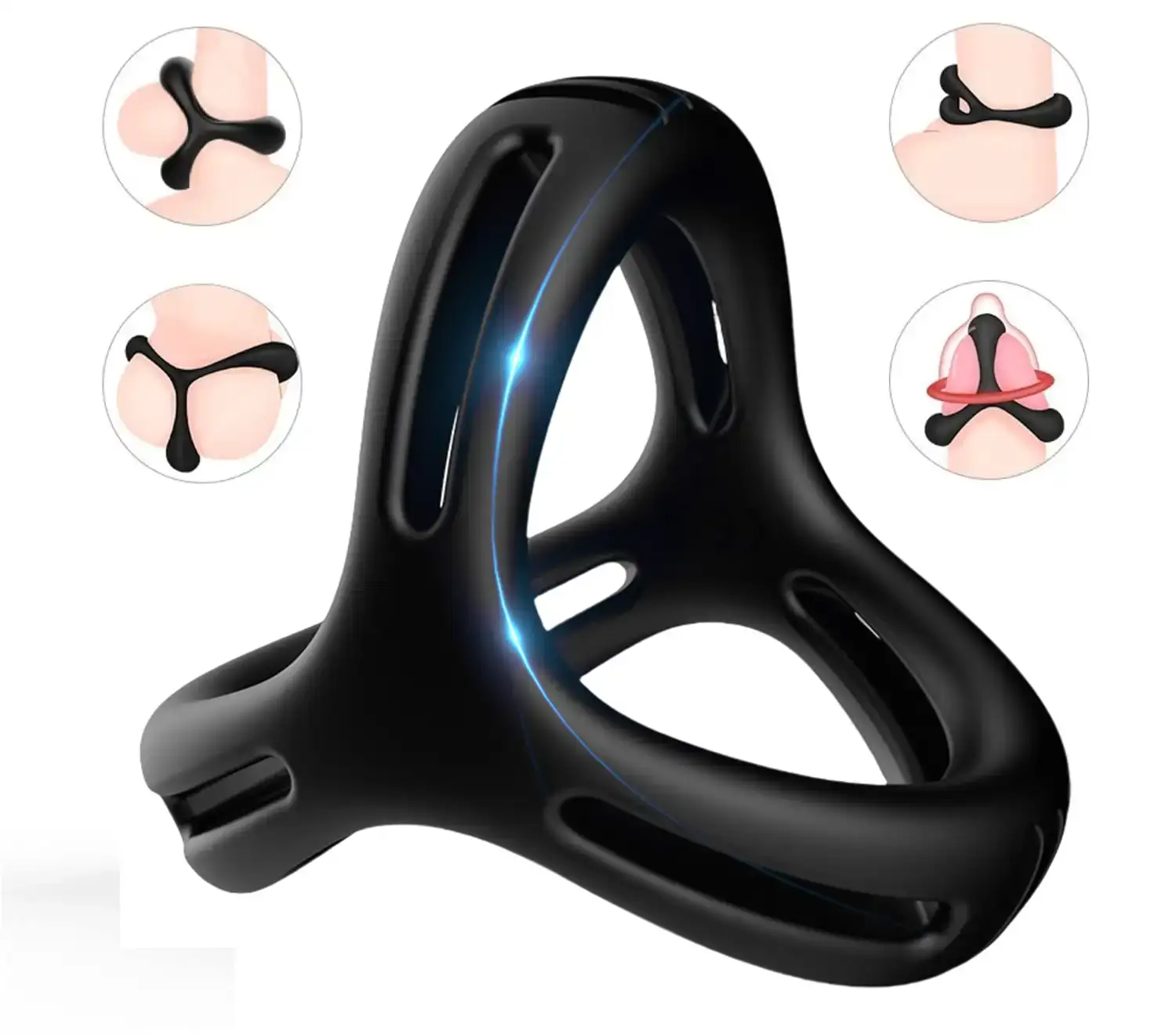 ANILLO PARA EL PENE TRIPLE