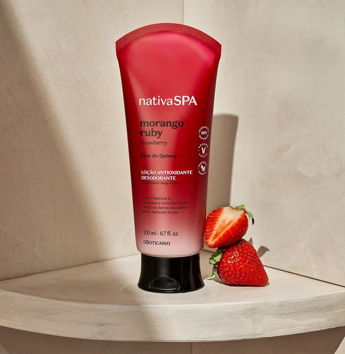 Nativa SPA Jabón Líquido Corporal Morango Ruby, 200ml 3