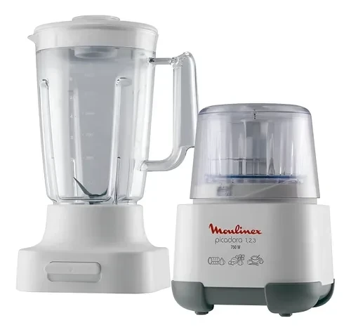 Picadora 123 Moulinex  procesadora y licuadora Blanca Moulinex 2