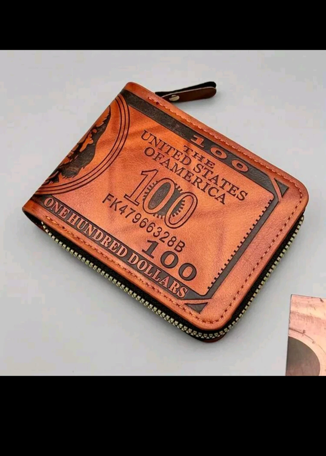 Billetera de caballero con diseño de Dolar Americano