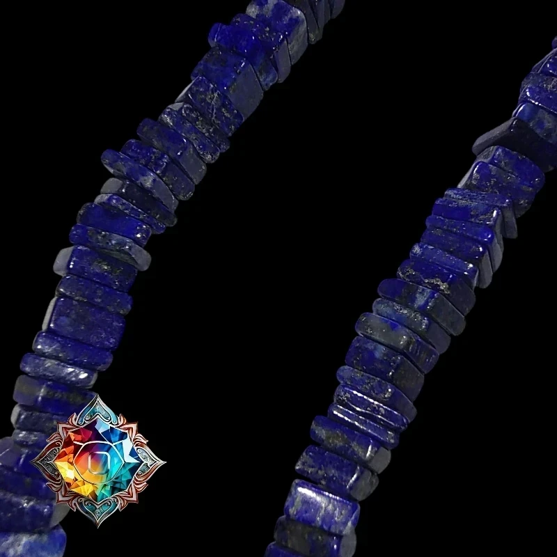 Precioso collar de lapislázuli genuinas 5